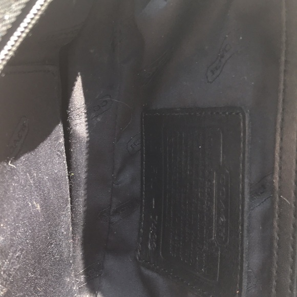 nylon and leather cross body bag - Picture 3 of 6